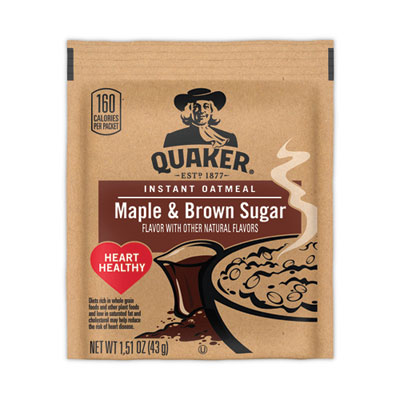 QUAKER OATS COMPANY 40102 Quaker® Instant Oatmeal, Maple and