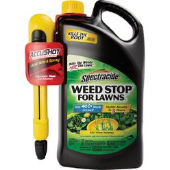 Weed Stop Spectracide HG-96546 Spectracide Weed Stop for Lawns 1 Gal. Ready To Use AccuShot Sprayer Weed Killer HG-96546
