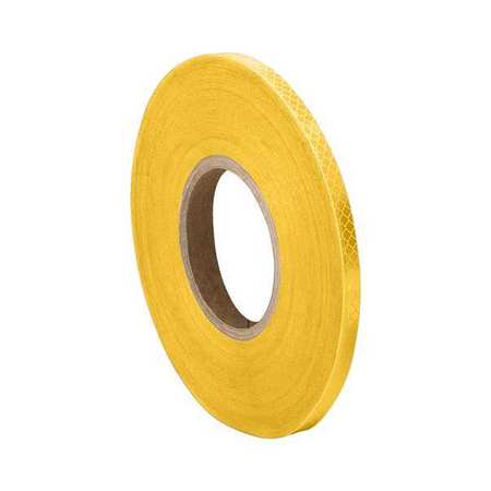 3m 3431 3m Reflective Tape Strips,Yellow,PK10 3431