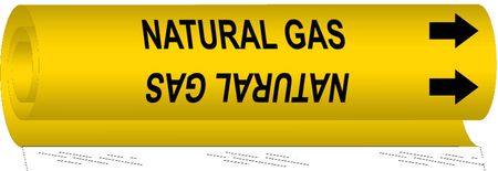 Brady 5726-II Brady Pipe Marker,Natural Gas,26 in H,12 in W  5726-II