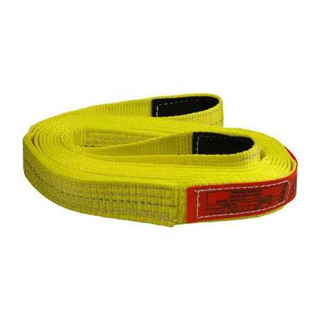 Lift-All TS2803NX25 Lift-All Tow Strap,25 ft Overall L,Yellow TS2803NX25