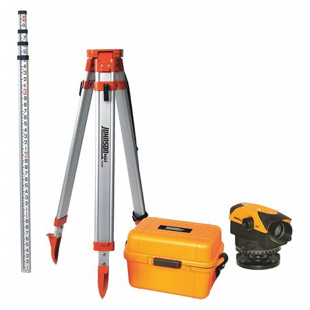 Johnson Level & Tool 40-6961 Johnson Level & Tool Automatic Level Kit,30X,400 ft 40-6961