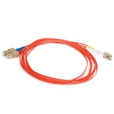 Monoprice 2628 Monoprice Fiber Cord,Duplex,LC, SC,3m,Orange  2628