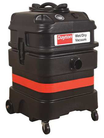 Dayton MV-1800-HGEV Dayton Shop Vacuum,18 gal.,Plastic,108 cfm  MV-1800-HGEV