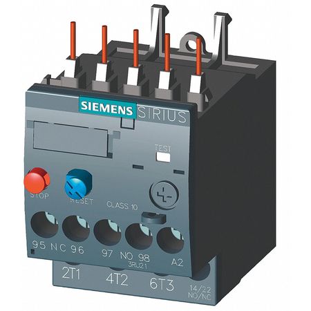 Siemens 3RU21161KB0 Siemens OverloadRelay, IEC, Thermal, Auto/Manual  3RU21161KB0