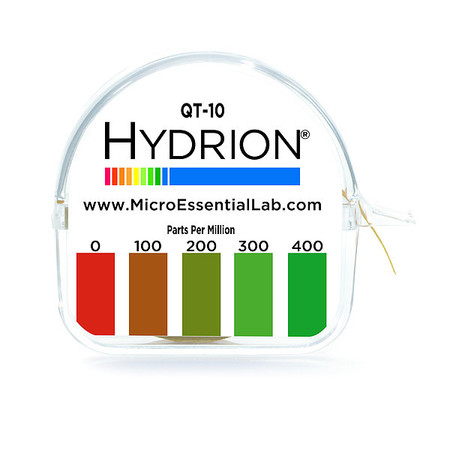 Hydrion Quatstart Hydrion Quat Test Kit,7 1/2 in L,0 to 400 ppm Quatstart