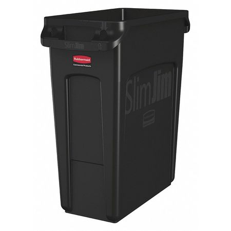 Rubbermaid Commercial Products 1955959 Rubbermaid Commercial Utility Container,16 gal,Plastic,Black  1955959
