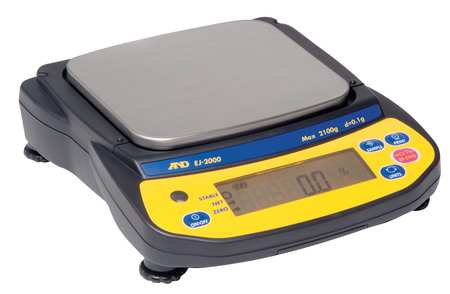 A&D Weighing A D Weighing EJ-2000 A&d Weighing Compact Balance,SS Platform,2100g Cap.  EJ-2000