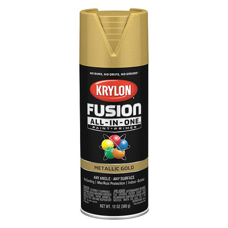 Krylon K02770007 Krylon Metallic Spray Paint,Gold,12 oz.  K02770007