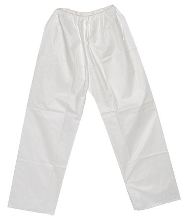 Manufacturer Varies PANT-KG-3XL Manufacturer Varies Disposable Pants,3XL,White,Elastic Waist PANT-KG-3XL