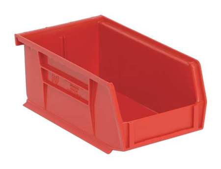 Quantum Storage Systems QUS220RD Quantum Storage Systems Hang and Stack Bin,Red,PP,3 in  QUS220RD