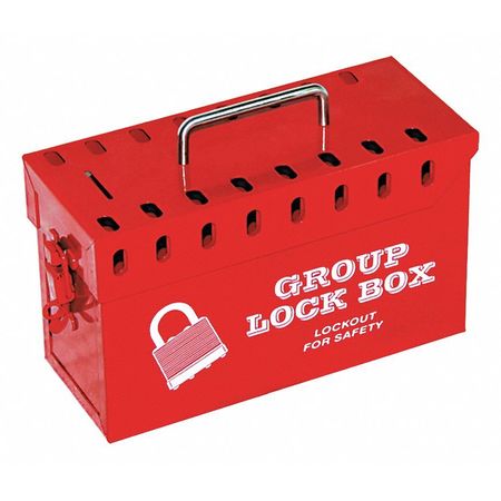 Zing Toys Zing 7299R-UN Zing Group Lockout Box,Red,10 in. W  7299R-UN