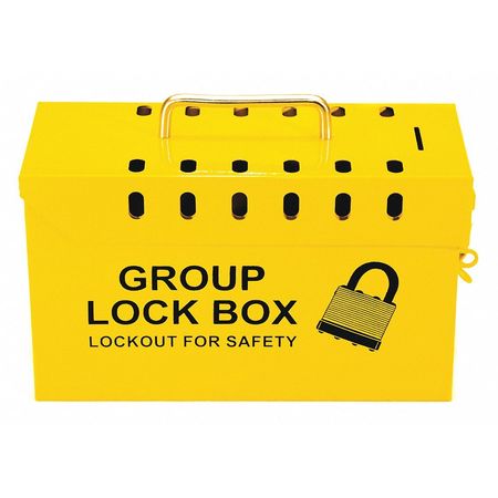 Zing Toys Zing 7299Y-UN Zing Group Lockout Box,Yellow,10 in. W  7299Y-UN