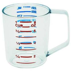 Rubbermaid Commercial Products FG321000CLR Rubbermaid Commercial Measuring Cup,Clear,Plastic  FG321000CLR
