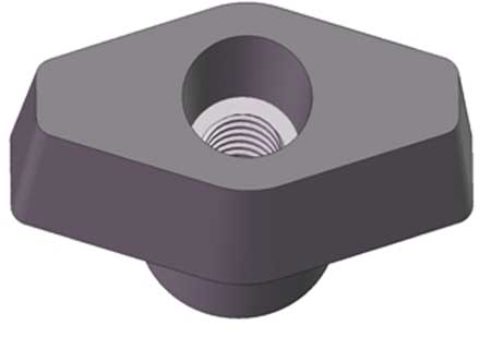 Innovative Components GN04----T1A--21 Innovative Components Hand Knob,Through Hole,#10-24  GN04----T1A--21