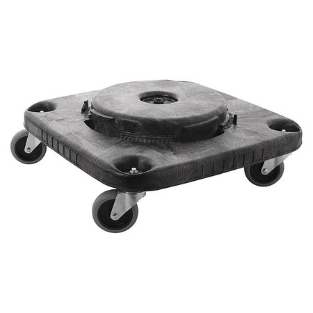 Rubbermaid Commercial Products FG353000BLA Rubbermaid Commercial Container Dolly,300 lb.,Fits 28 gal.  FG353000BLA