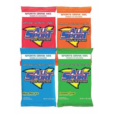 All Sport 10125064 All Sport Sports Drink Mix,Powder Concentrate,PK32  10125064