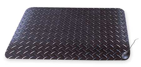Notrax 826S0023BL-RS Notrax Static Dissipative Mat,Black,2ft. x 3ft.  826S0023BL-RS