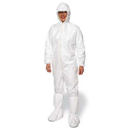 Dupont IC180SWH3X002500 Dupont Coveralls,3XL,Wht,Tyvek IsoClean,PK25  IC180SWH3X002500