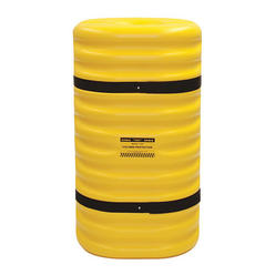 Sim Supply Approved Vendor 1706 Sim Supply Column Protector,For 6 In Column,Yellow  1706