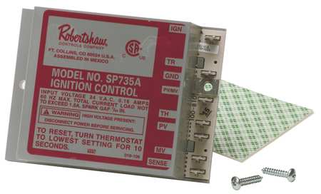 Robertshaw 780-735 Robertshaw Ignition Control,24V AC,6 min Pre-Purge  780-735