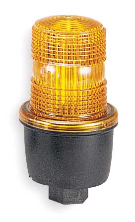 Federal Signal LP3P-120A Federal Signal Low Profile Warning Light,Strobe,Amber LP3P-120A