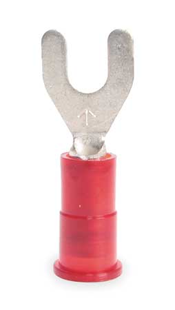 3m MNG18-6FX 3m Fork Terminal,Tin,Copper,Red,PK100  MNG18-6FX
