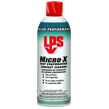 Lps 04516 Lps Contact Clnr,Aero Spray Can,11 oz,MicroX  04516