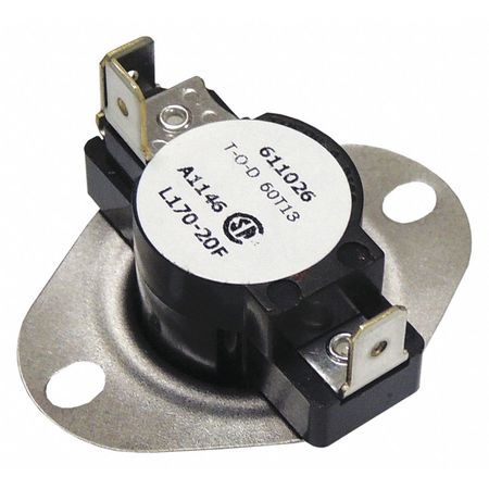 Supco LD170 Supco Thermostat,SPDT,Auto,240V AC  LD170