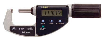 Mitutoyo 293-676-20 Mitutoyo Quick Micrometer,0-1.2 In,0.00005 In  293-676-20