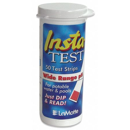 Insta-Test 2974 Insta-Test Test Strip,3 in L,4 to 10 pH,PK50 2974