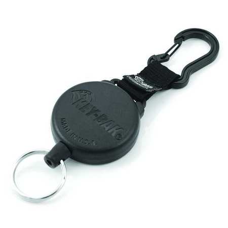 Key-Bak 0488-803 Key-Bak Key Reel,48 In,Kevlar(R) Cord,Carabineer 0488-803