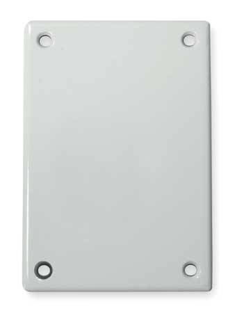 Hubbell SWP13 Hubbell Blank Wall Plate,Stnd;Wht,1Gng,PlyPwEnam  SWP13