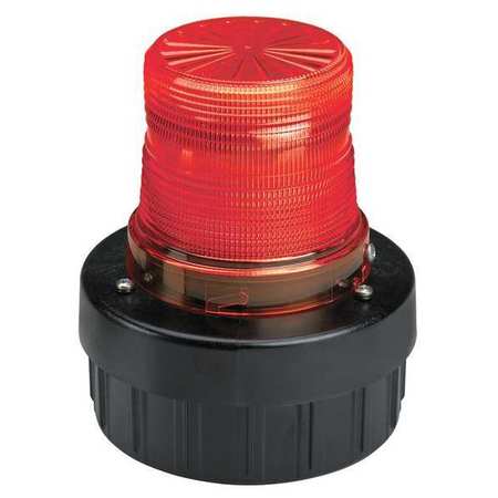 Federal Signal AV1-LED-120R Federal Signal Warning Light w/Sound,LED,Red,120VAC  AV1-LED-120R