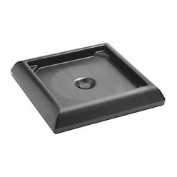 Rubbermaid Commercial FG917700BLA Rubbermaid Commercial Weighted Base,6"H x 24-1/2"W,Blk FG917700BLA
