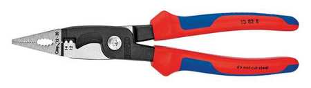 Knipex 13 82 8 Knipex Crimper,20 to 12 AWG,8" L 13 82 8