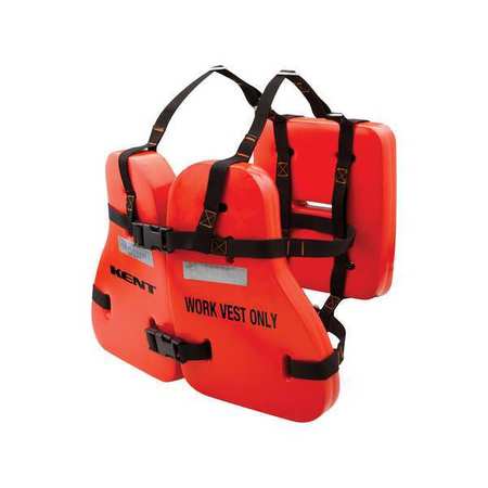 Kent Safety 151200-200-005-13 Kent Safety Life Jacket,Belt,Buckle,Orange  151200-200-005-13