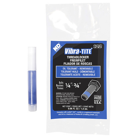 Vibra-Tite 12202 Vibra-Tite Medium-Strength Threadlocker,0.060 fl oz  12202