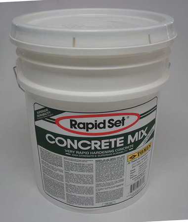 Rapid Set GRA-RSCM-60 Rapid Set Concrete Mix,Pail,60 lb,Concrete Mix  GRA-RSCM-60