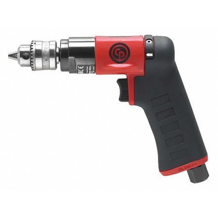 Chicago Pneumatic CP7300RC Chicago Pneumatic Drill,Air-Powered,Pistol Grip,3/8 in  CP7300RC