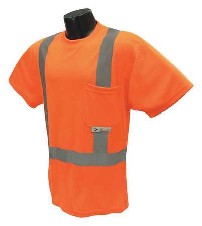 Radians ST11-2POS-L Radians T-Shirt,Unisex,L,22 in.,Orange ST11-2POS-L