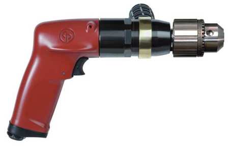 Chicago Pneumatic CP1117P09 Chicago Pneumatic Drill,Air-Powered,Pistol Grip,1/2 in  CP1117P09
