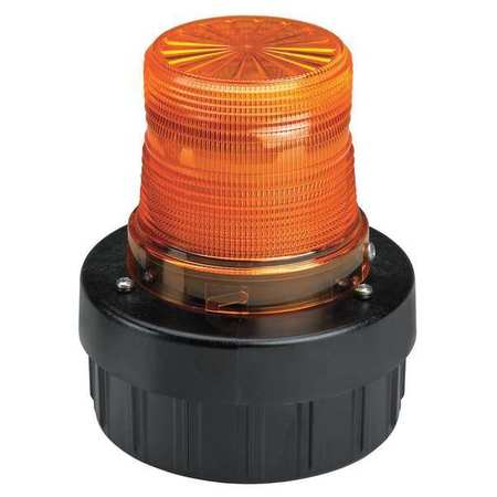 Federal Signal AV1-LED-120A Federal Signal Warning Light w/Sound,LED,Amber,120VAC  AV1-LED-120A