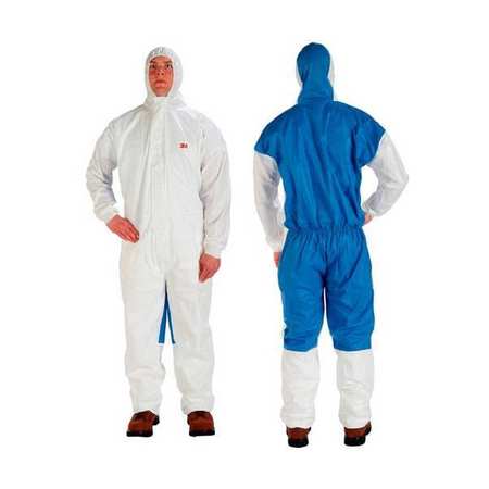 3m 4535-3XL 3m Protective Coverall,3XL,Blue/White,SMS 4535-3XL