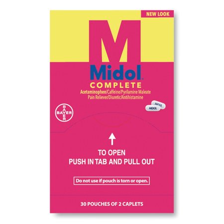Midol BXMD-30 Midol Midol,Refill Tablets,PK30 BXMD-30