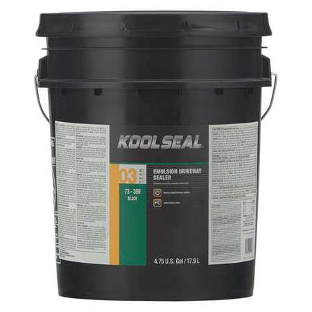 Kool Seal KS0073300-20 Kool Seal Asphalt Sealer,Pail,Black,5 gal  KS0073300-20
