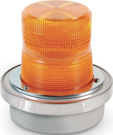 Edwards Signaling 50A-N5-40WH Edwards Signaling Warning Light,40W Halogen,Amber,65 FPM  50A-N5-40WH