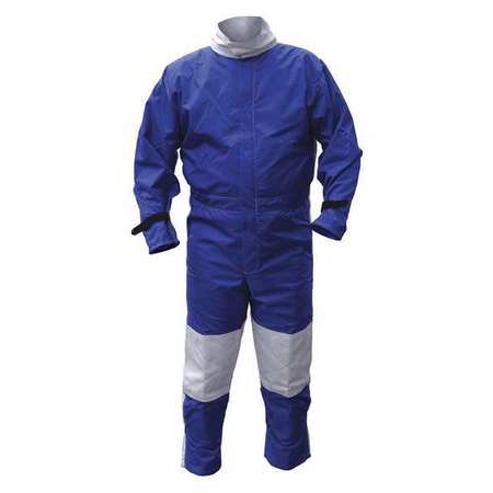 Alc 41421 Alc Abrasive Blast Suit,Blue,Medium  41421