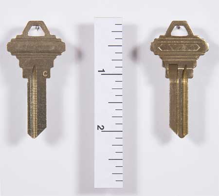 Kaba Ilco 100-C-NS Kaba Ilco Key Blank, Pins 5,PK50  100-C-NS