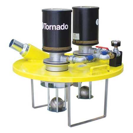 Tornado 98694 Tornado Drum-Top Vacuum Head,Std. Filter,100 cfm  98694